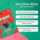 HUFT Yum Nums Dog Treats Soft & Chewy Sticks Spinach With Real Chicken - 70 gm - Heads Up For Tails