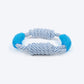 TLC Rope & Spiny Handles Rope Toy For Dog - Navy & White - Heads Up For Tails
