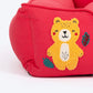 HUFT Teddy Classic Lounger Bed For Dog - Red - Heads Up For Tails