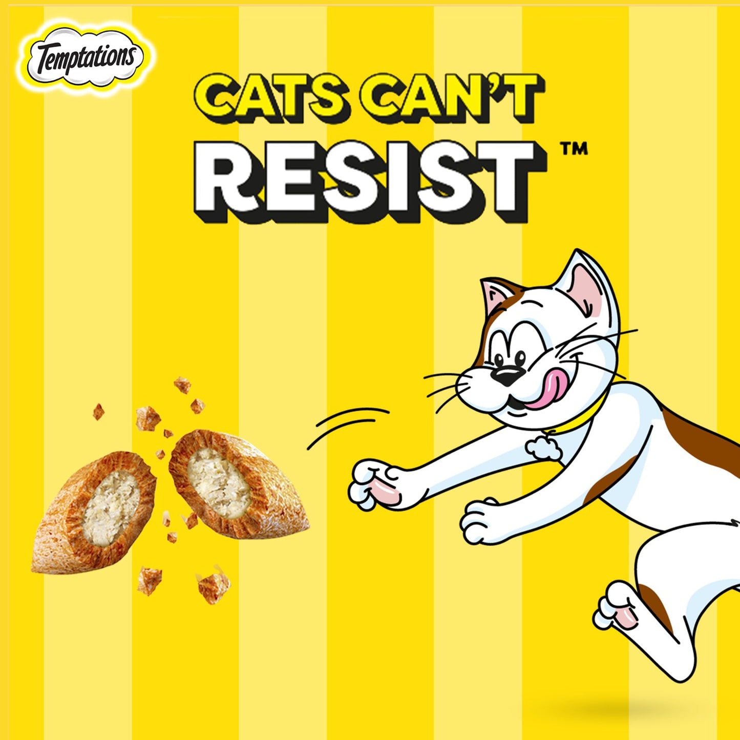 Temptations Cat Treat Savoury Salmon Flavour - 85g - Heads Up For Tails