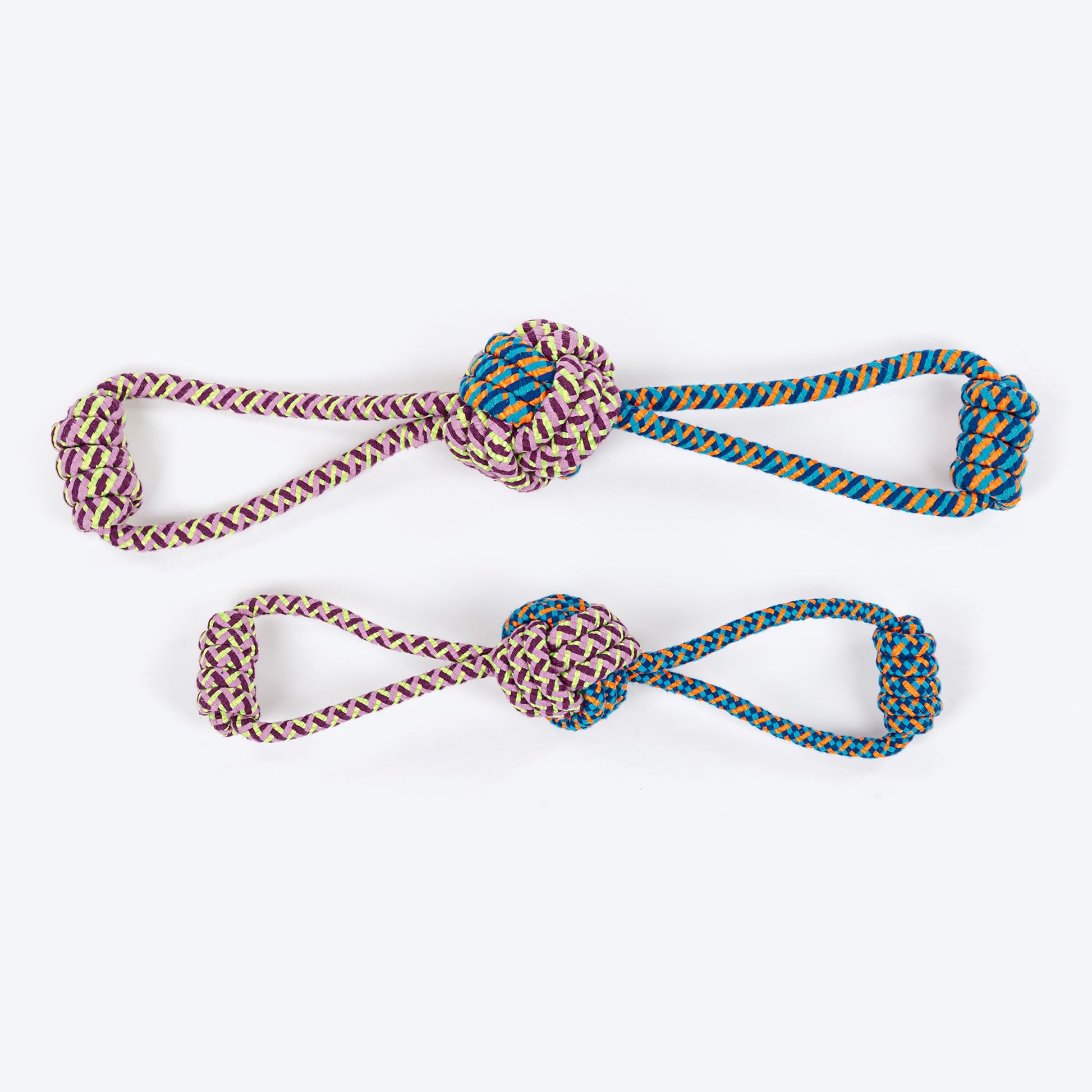 HUFT Tuggables Tug Tornado Rope Toy For Dog - Multicolor - Heads Up For Tails