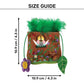 KONG Puzzlements Hideaway With Catnip Interactive Toy For Cat - Brown - Heads Up For Tails
