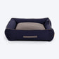 HUFT Giraffe Classic Lounger Bed For Dog - Grey & Navy - Heads Up For Tails
