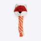 HUFT Foxy Fun Squeaky Plush Toy For Dog - Orange - Heads Up For Tails