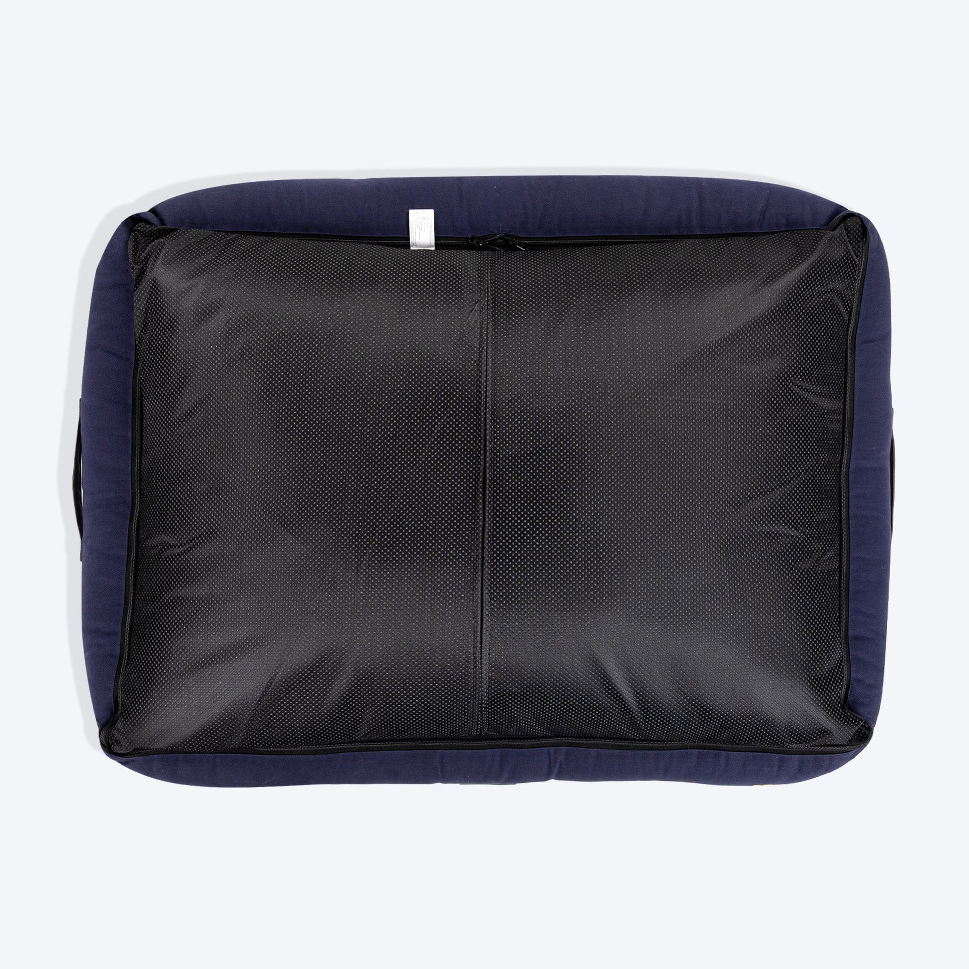HUFT Giraffe Classic Lounger Bed For Dog - Grey & Navy - Heads Up For Tails