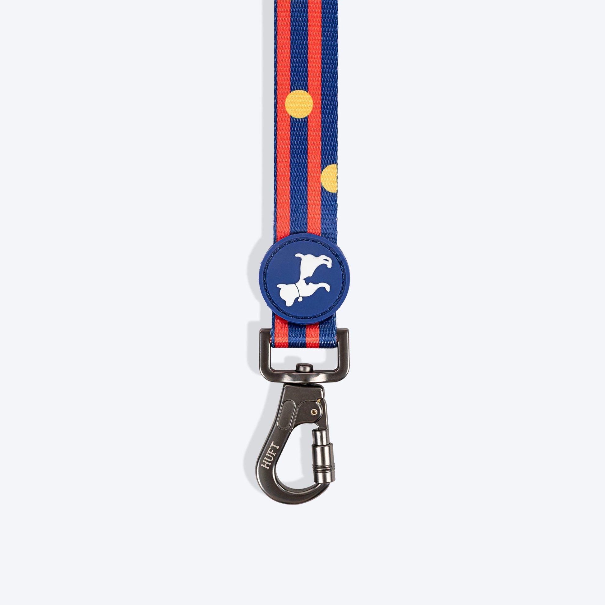 HUFT Playstripes Leash For Dog - Rust & Navy - Heads Up For Tails