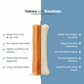 HUFT Yakies Vegetarian Natural Chew Bone - Turmeric - Heads Up For Tails