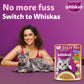 Whiskas Tasty Mix Wet Food Made With Real Fish (Salmon & Wakame Seaweed) With Chicken in Gravy For Adult (1+ year) Cat - 70 gm Pack - Heads Up For Tails