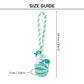 Trixie Dentafun Natural Rubber On A Rope Nat Rub Toy Mintfresh For Dogs - Green - 7 X 24 cm_04