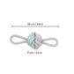 Trixie Junior Knotted Ball With Loops Rope Dog Toy - Grey - Heads Up For Tails