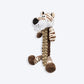Trixie Tiger Robust & Plaited Body With Sound Plush Dog Toy - Brown - 32 cm - Heads Up For Tails