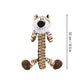 Trixie Tiger Robust & Plaited Body With Sound Plush Dog Toy - Brown - 32 cm - Heads Up For Tails