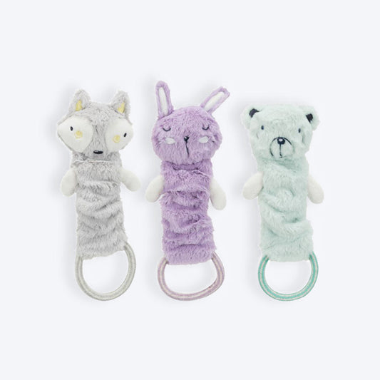 Trixie Junior Dangling With Rustling Foil Plush Dog Toy - Assorted - 33 cm_01