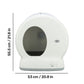Trixie Self-Cleaning Litter Tray For Cat - White - 55.5 x 53 x 52 cm - Heads Up For Tails