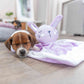Trixie Junior Snuggler Plush Dog Toy - Assorted - Heads Up For Tails