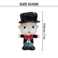 Hasbro Mr. Monopoly With Money Bag Squeak & Crinkle Plush Toy For Dog - Heads Up For Tails
