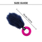 JOYSER Tail With Ring Chew Toy For Puppy - Pink & Blue - S/M - Heads Up For Tails