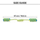 TLC Tug Loop Rope Toy For Dog - Blue & Yellow - Heads Up For Tails