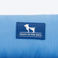 HUFT Bloomscape Lounger Bed For Dog - Blue - Heads Up For Tails