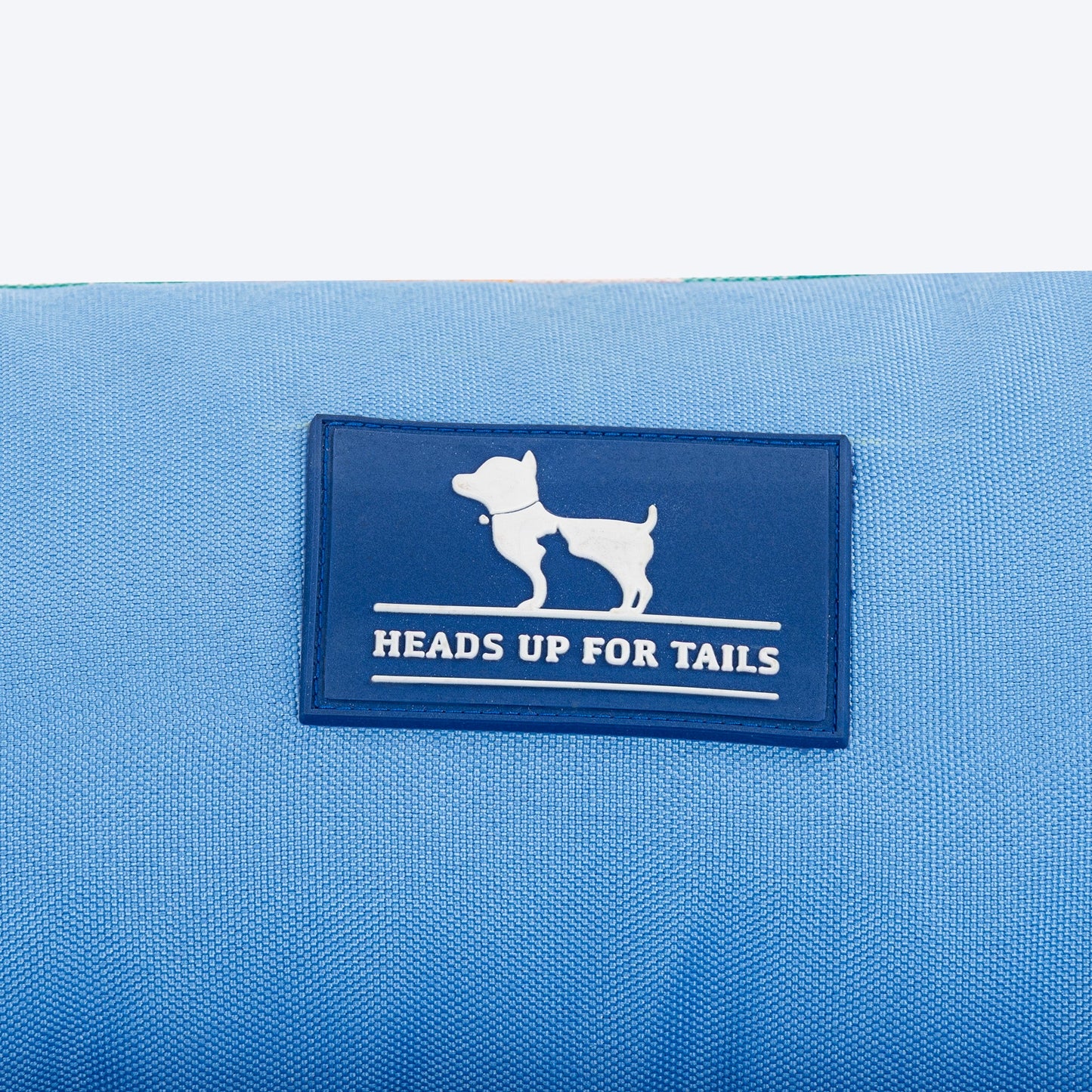 HUFT Bloomscape Lounger Bed For Dog - Blue - Heads Up For Tails