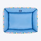 HUFT Bloomscape Lounger Bed For Dog - Blue - Heads Up For Tails