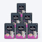 Meowsi by HUFT Tuna & Chicken in Mousse Cat Wet Food, 80 gm, features a cat graphic and a bowl of mousse on the packaging.