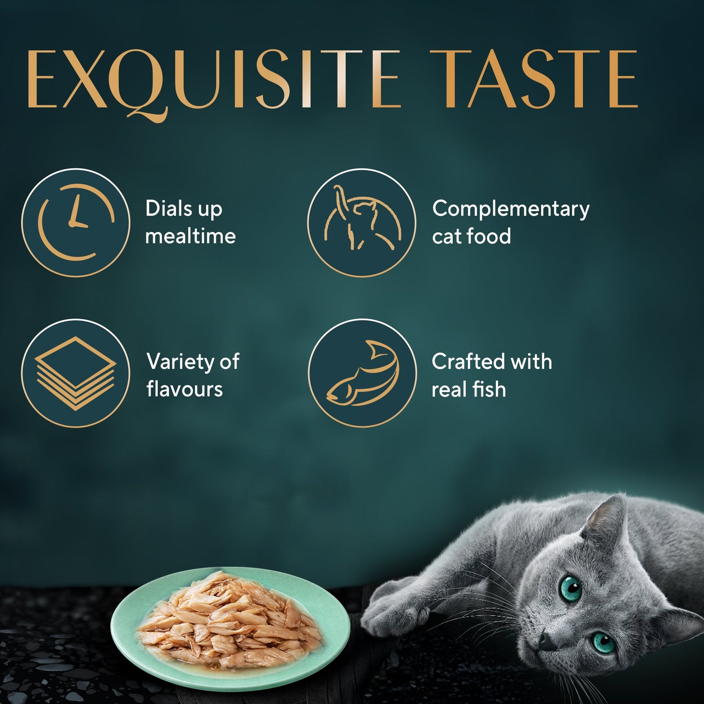 Sheba Rich Premium Adult (1+ Years) Maguro & Bream Flavour Wet Cat Food - 35 g - Packs