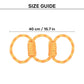 TLC Tug Trio Rope Toy For Dog - Yellow & Orange - Heads Up For Tails