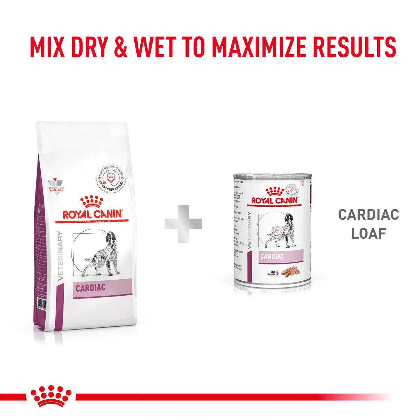 Royal Canin Veterinary Diet Cardiac Dry Food For Dog - 2 Kg - Heads Up For Tails