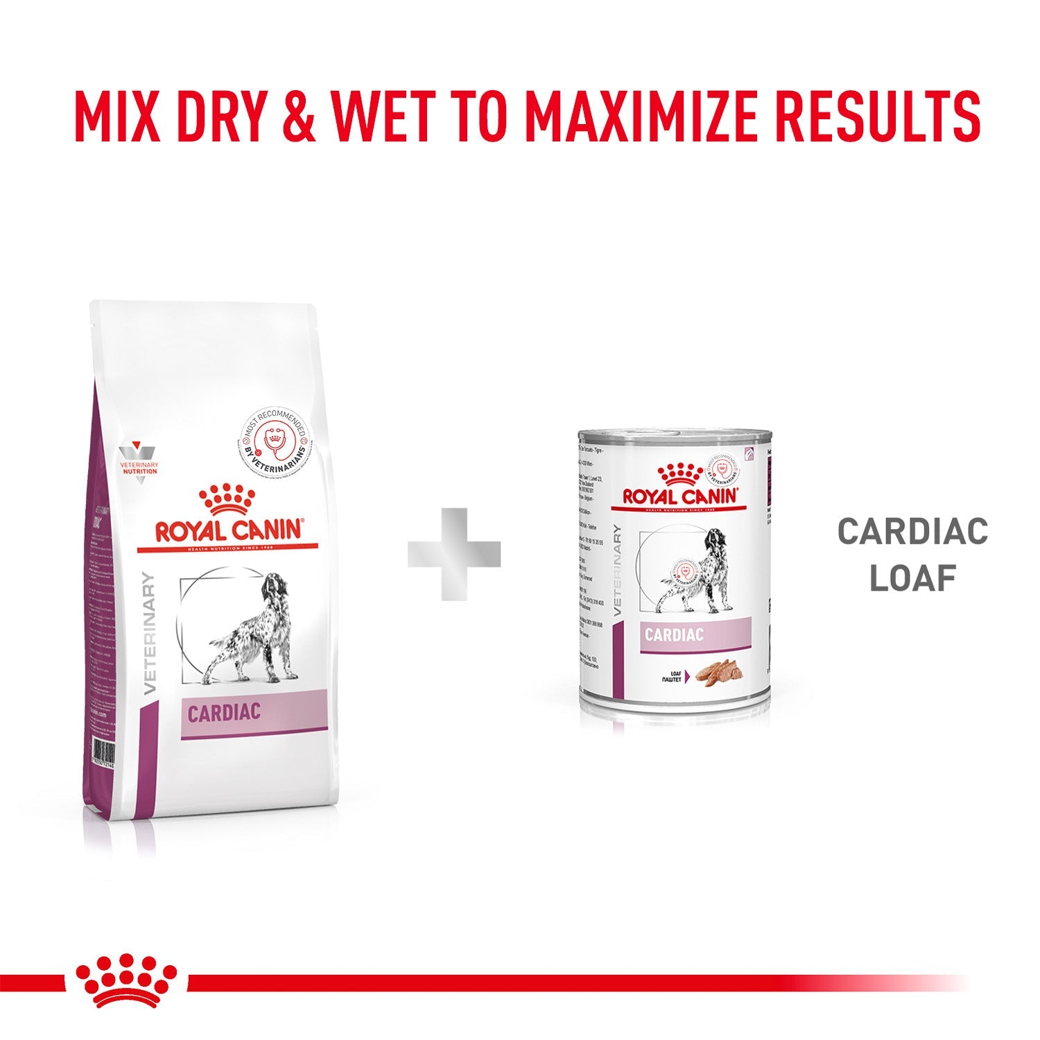 Royal Canin Veterinary Diet Cardiac Dry Food For Dog - 2 Kg - Heads Up For Tails