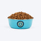 HUFT Evil Eye Printed Steel Bowl For Dog - Blue - Heads Up For Tails