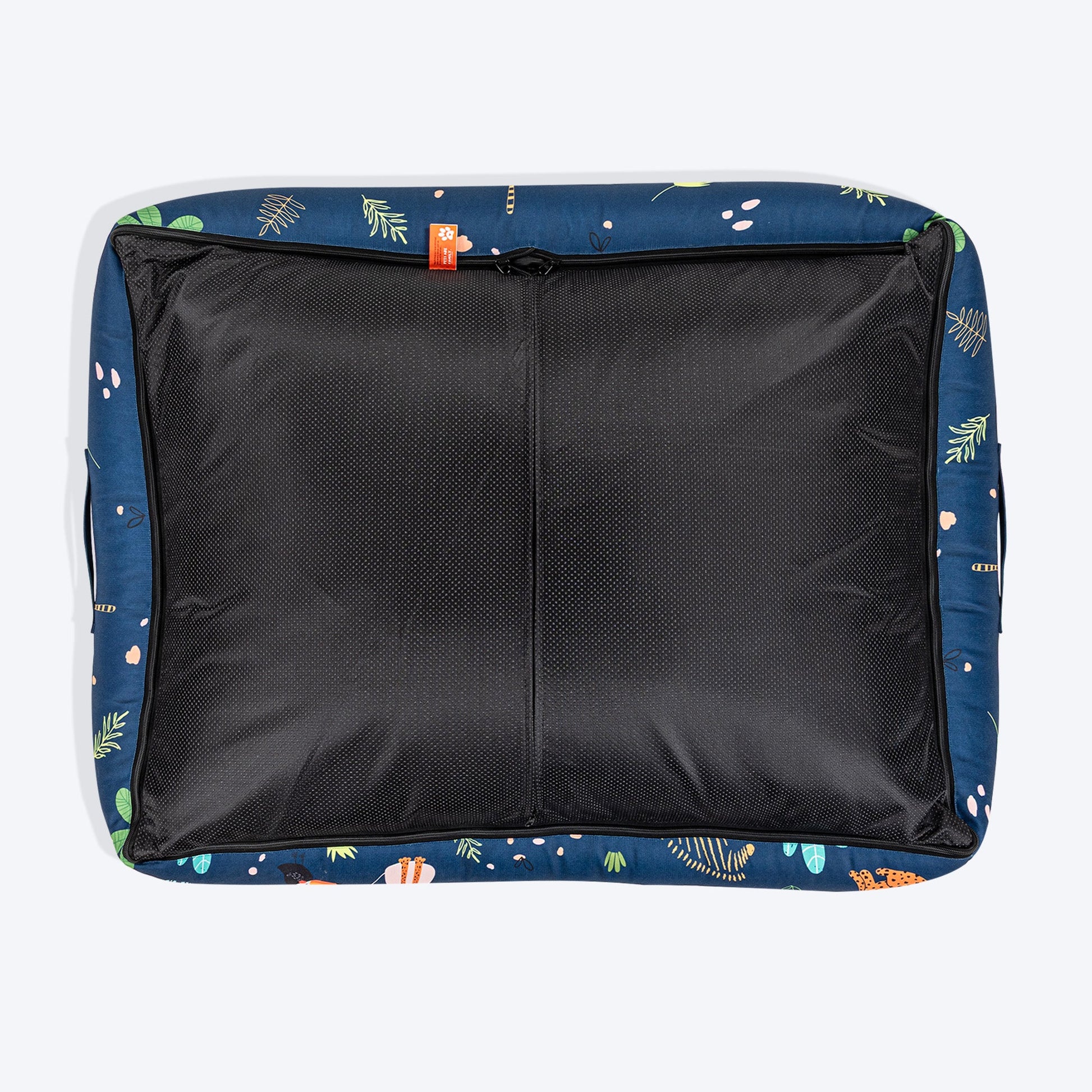 HUFT Jungle Dreams Lounger Bed For Dog - Blue - Heads Up For Tails