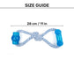 TLC Bone & Candy Rope Toy For Dog - Navy & White - Heads Up For Tails