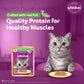 Whiskas Tuna And White Fish Wet Food For Adult Cat - 80 gm - Heads Up For Tails