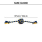 TLC Knot Ruff Rope Toy For Puppies & Small Dog - Yellow & Blue - Heads Up For Tails