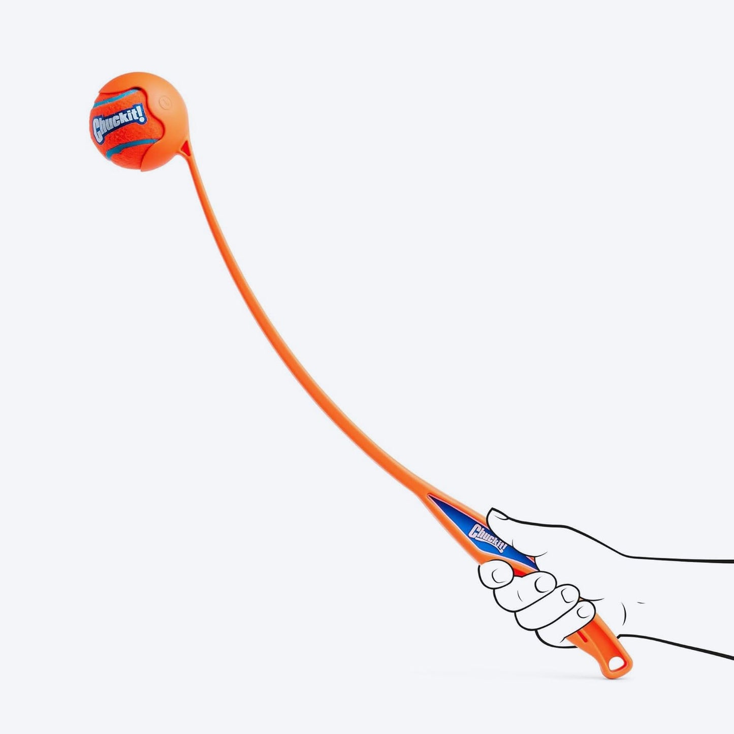 Chuckit! Sport Ball Launcher Fetch Toy For Dog - Assorted - Heads Up For Tails