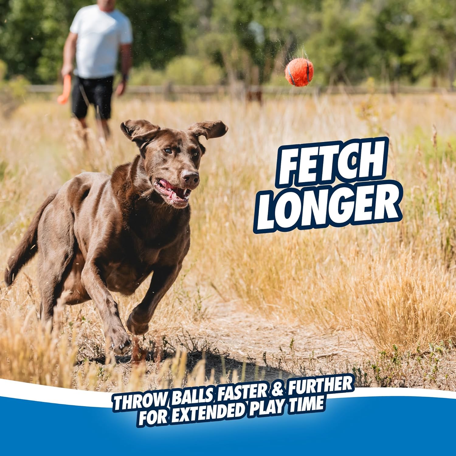 Chuckit! Sport Ball Launcher Fetch Toy For Dog - Assorted - Heads Up For Tails