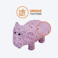 FOFOS Elephant Latex Squeaker Chew Toy For Dog - Purple - Heads Up For Tails
