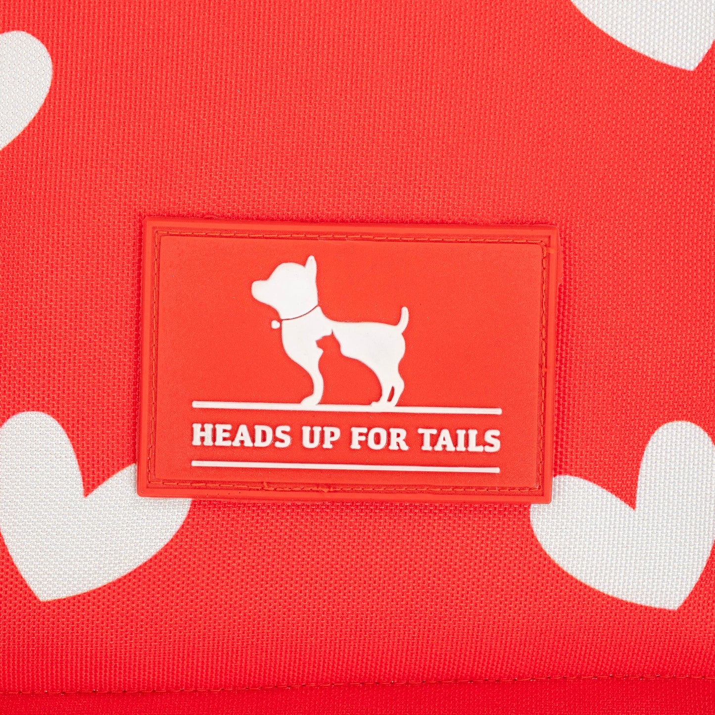 HUFT Sweethearts Flat Mat For Dog - Red - Heads Up For Tails