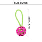 TLC Tug-A-Ball Toy For Dog - Pink - Heads Up For Tails