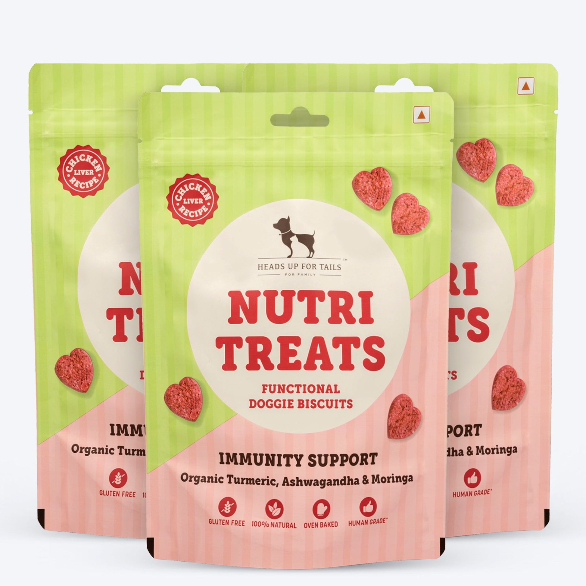 HUFT Nutri Treats For Dogs - Immunity Support - 150 g - Heads Up For Tails