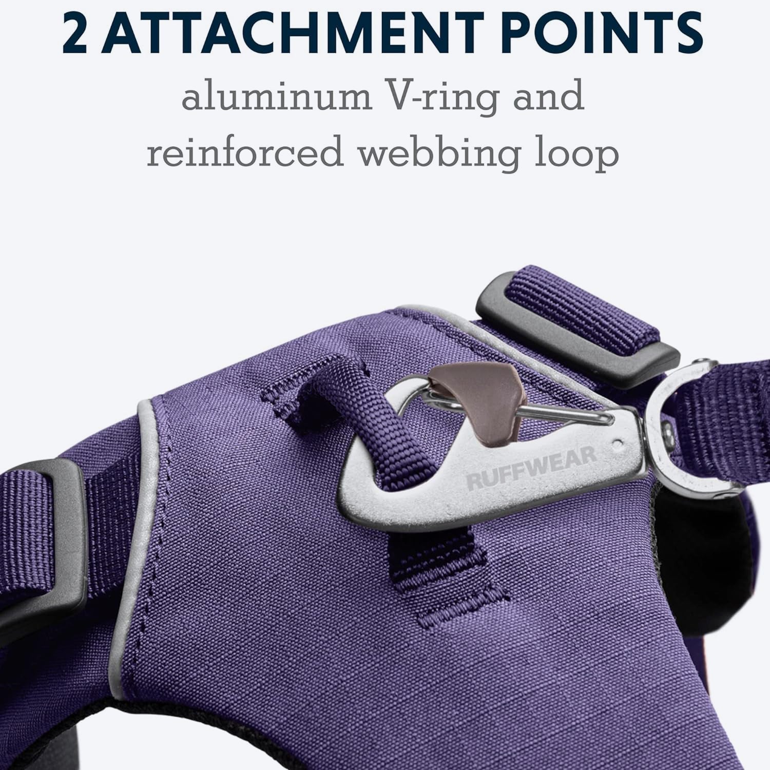 Ruffwear Front Range Dog Harness - Purple Sage - Heads Up For Tails