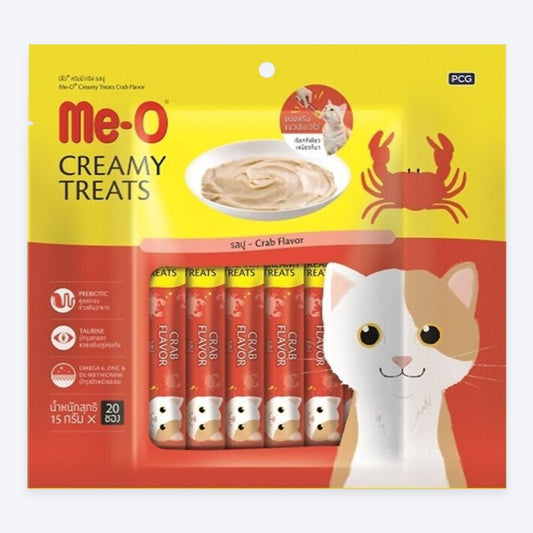 Me-O Creamy Cat Treats - Crab - Pack of 20 (20 x 15 g)_01