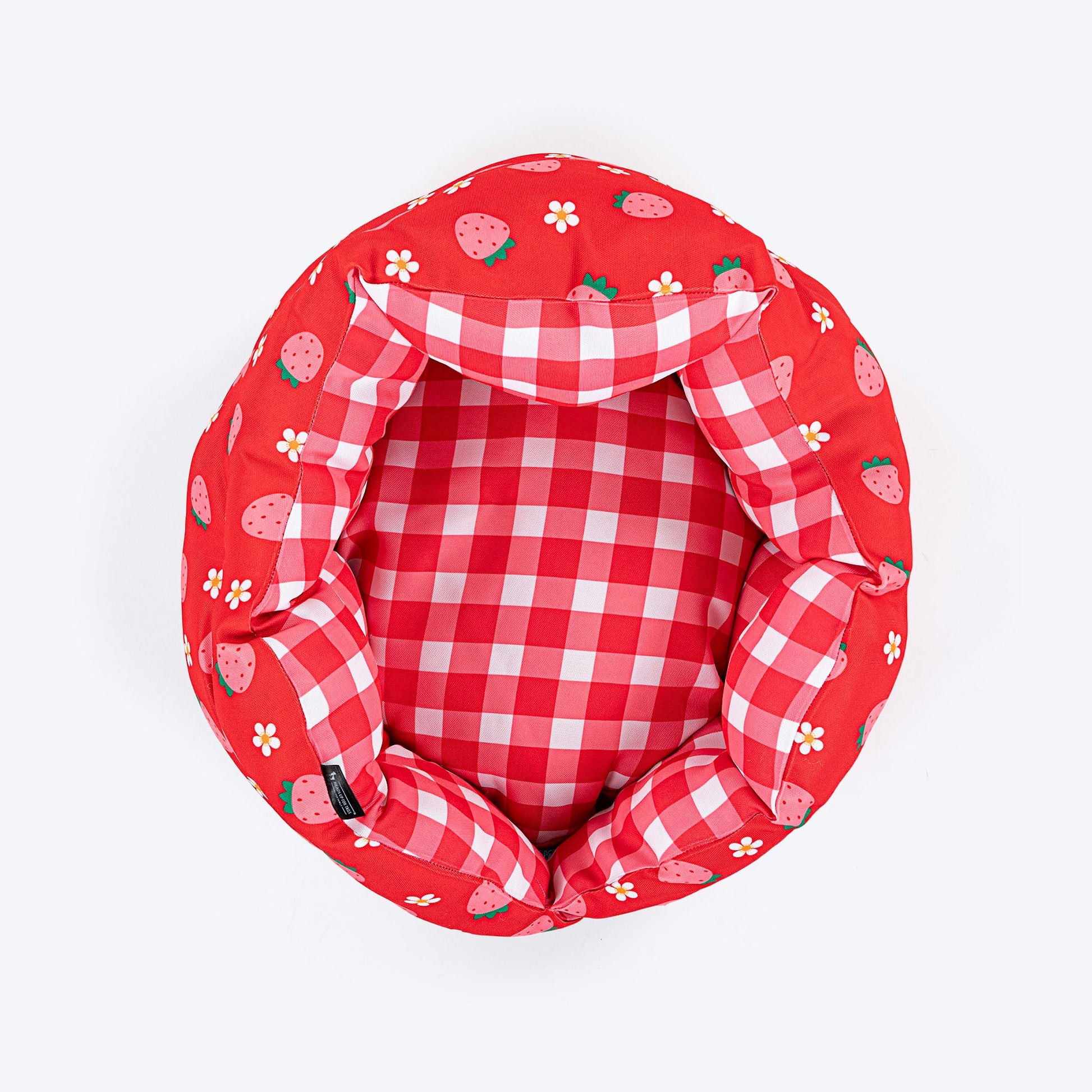 HUFT Purrfect Perch Bed For Cat & Puppy - Red and Pink - Heads Up For Tails