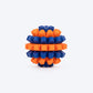 HUFT Chewtastic Treat Maze Chew Toy For Dog - Orange & Blue - Heads Up For Tails