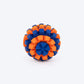 HUFT Chewtastic Treat Maze Chew Toy For Dog - Orange & Blue - Heads Up For Tails