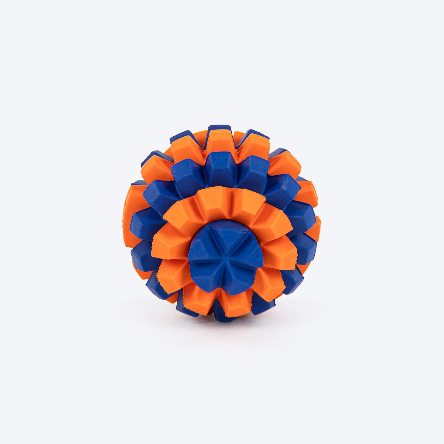 HUFT Chewtastic Treat Maze Chew Toy For Dog - Orange & Blue - Heads Up For Tails