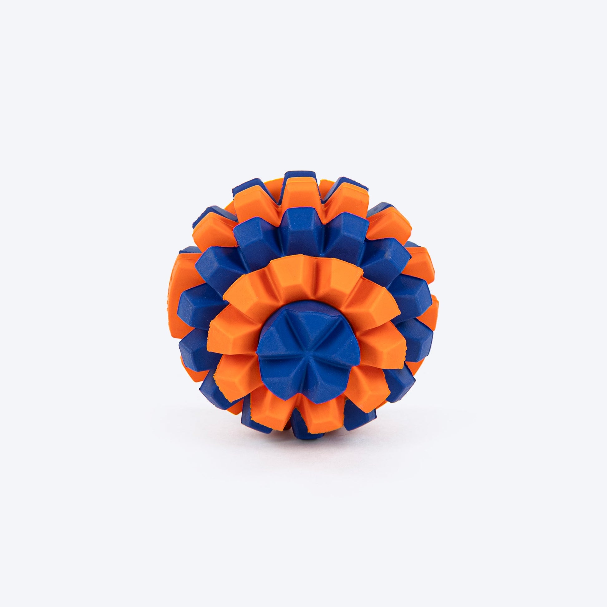 HUFT Chewtastic Treat Maze Chew Toy For Dog - Orange & Blue - Heads Up For Tails