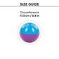 HUFT Baller Wobbler Toy For Cat - Blue & Purple - Heads Up For Tails