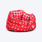 HUFT Purrfect Perch Bed For Cat & Puppy - Red and Pink - Heads Up For Tails